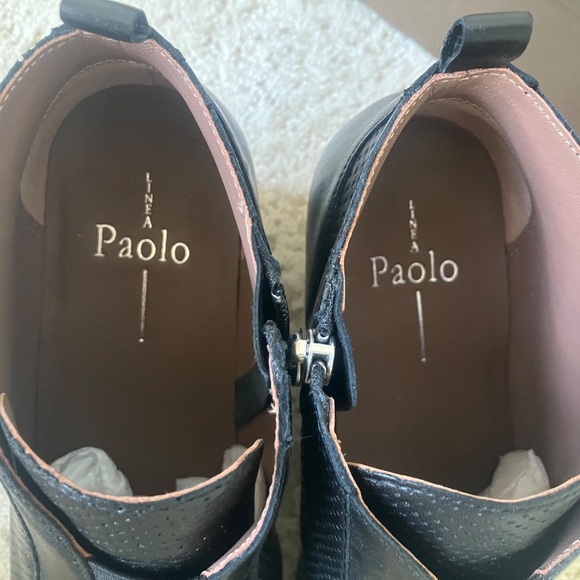 Paolo Anna Black Wedge Shoes Size 7.5 - Picture 11 of 15